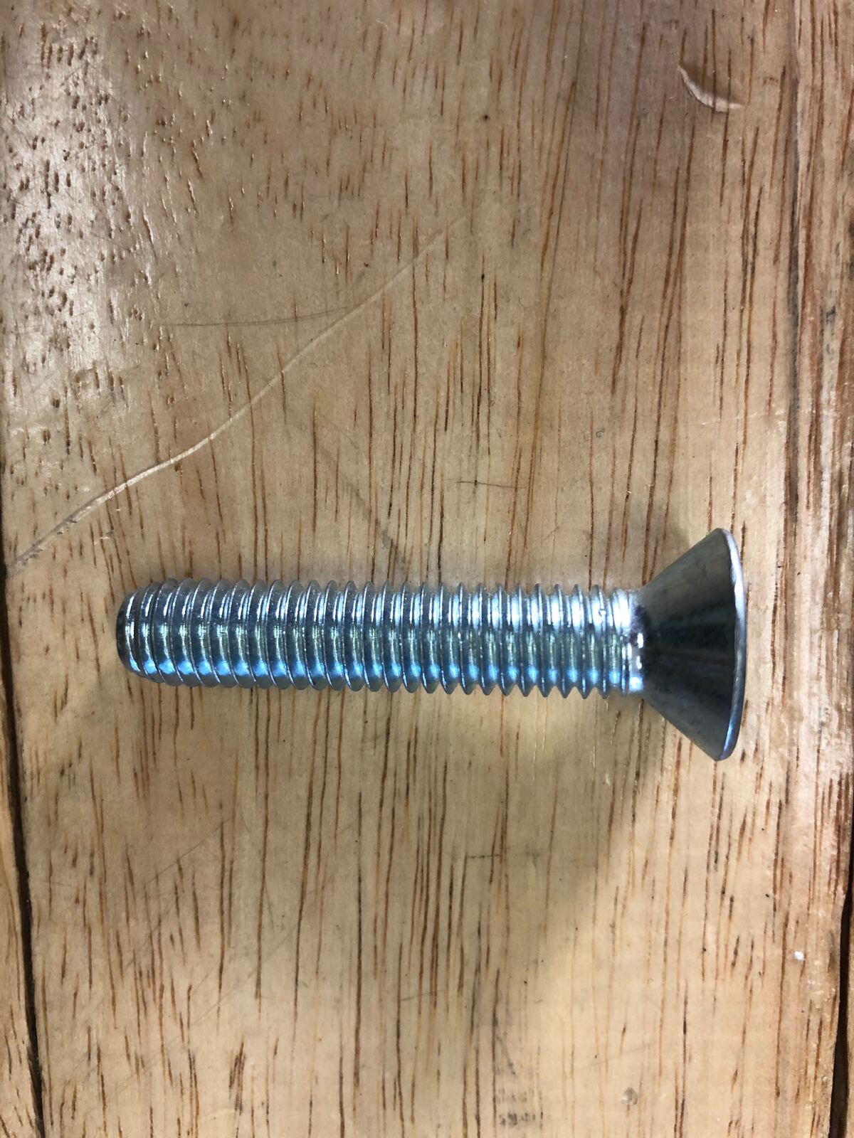 Bolt 2.0 Inch Counter Sunk Zinc Plate