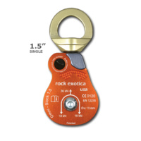 Rock Exotica Omni Block 1.5" Single Stainless Steel Sheave