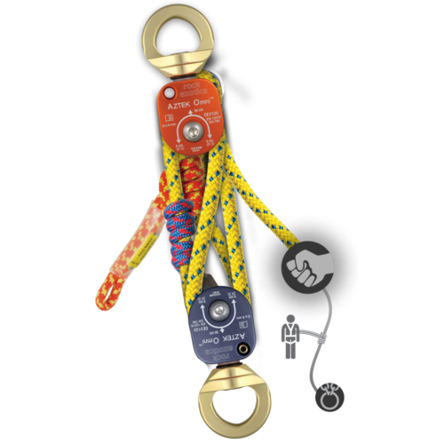 Rock Exotica Aztek Pulley Set with Cordage