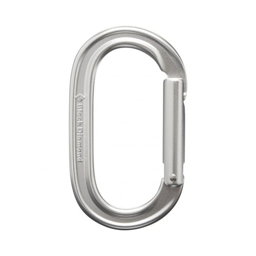 Black Diamond Oval Keylock Silver Clipgate Carabiner