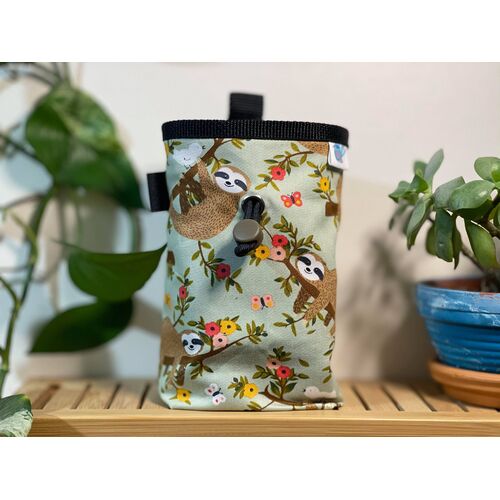 Nativa Handmade Black Sloth Chalk Bag