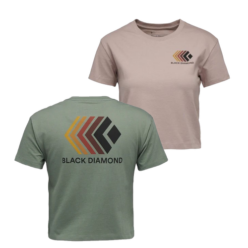 Black Diamond Faded Women's Crop Tee