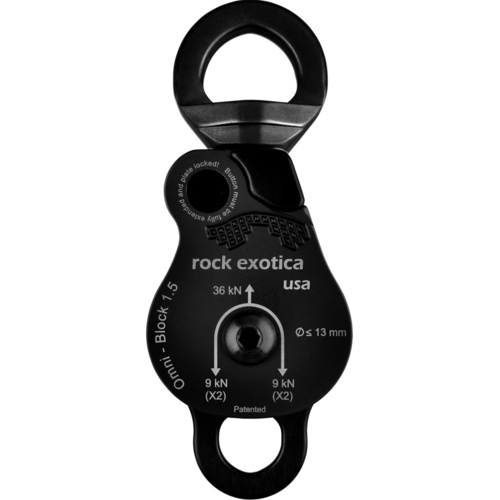 Rock Exotica Omni-Block 1.5" Double Black Black
