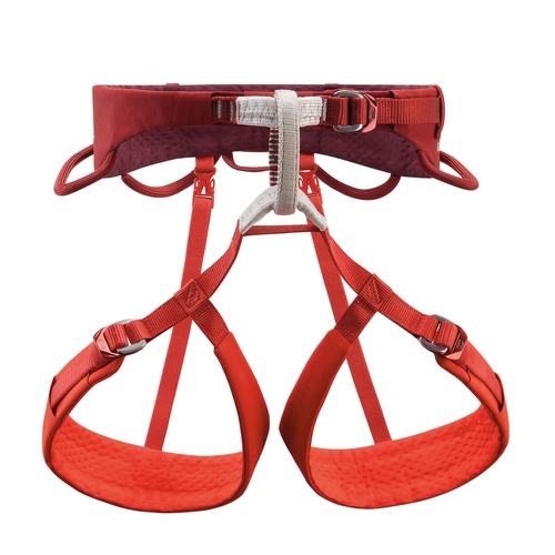 Petzl Adjama Men's Climbing Harness Dark Red