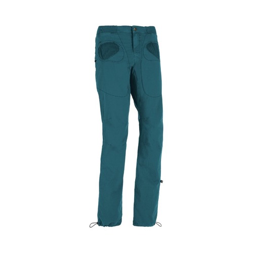 E9 Rondo Slim Lightweight Men's Climbing Pants - Green Lake