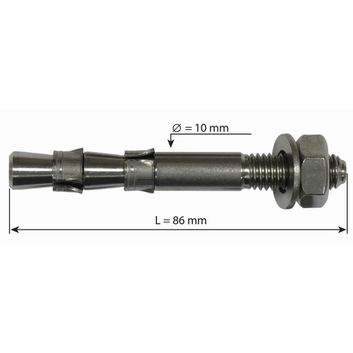 Raumer 10 x 86mm Double Expansion Bolt