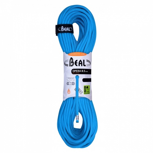 Beal Opera Dry 8.5mm 60m Blue Climbing Rope