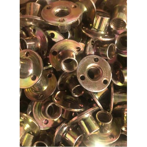  3/8 " Tee Nut Zinc Plate screw In  - per unit