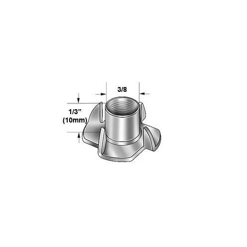3/8" Zinc Plated Tee Nut