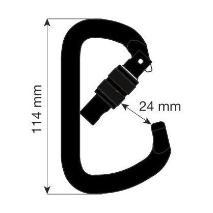 c-a-m-p-steel-hms-d-screwgate-carabiner-black