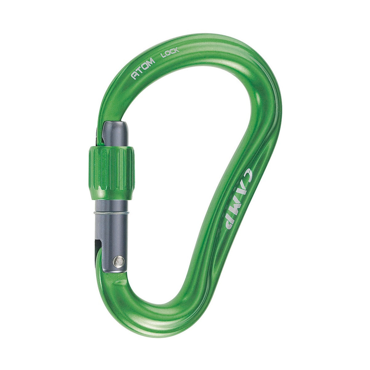 c-a-m-p-atom-lock-carabiner-green