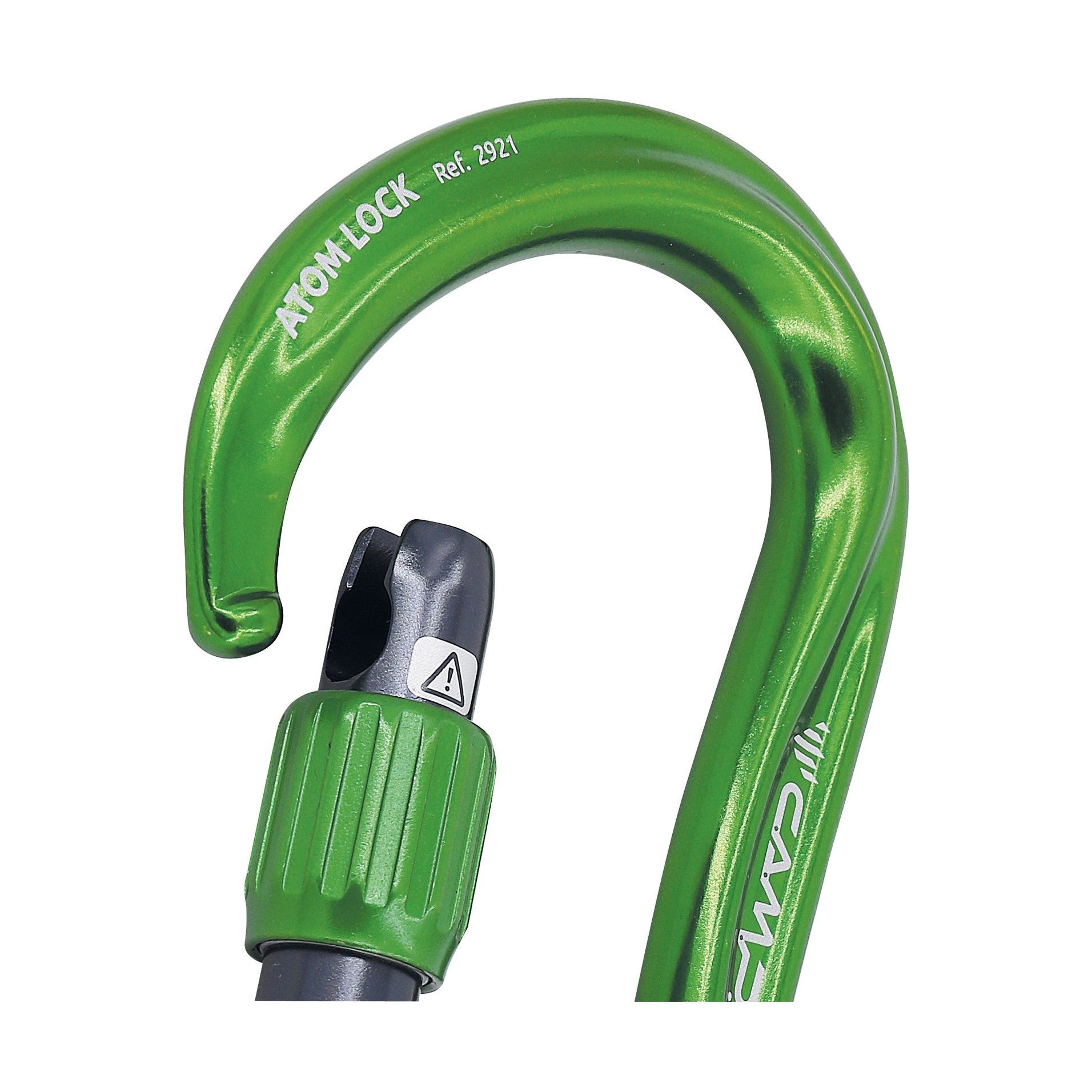 c-a-m-p-atom-lock-carabiner-green