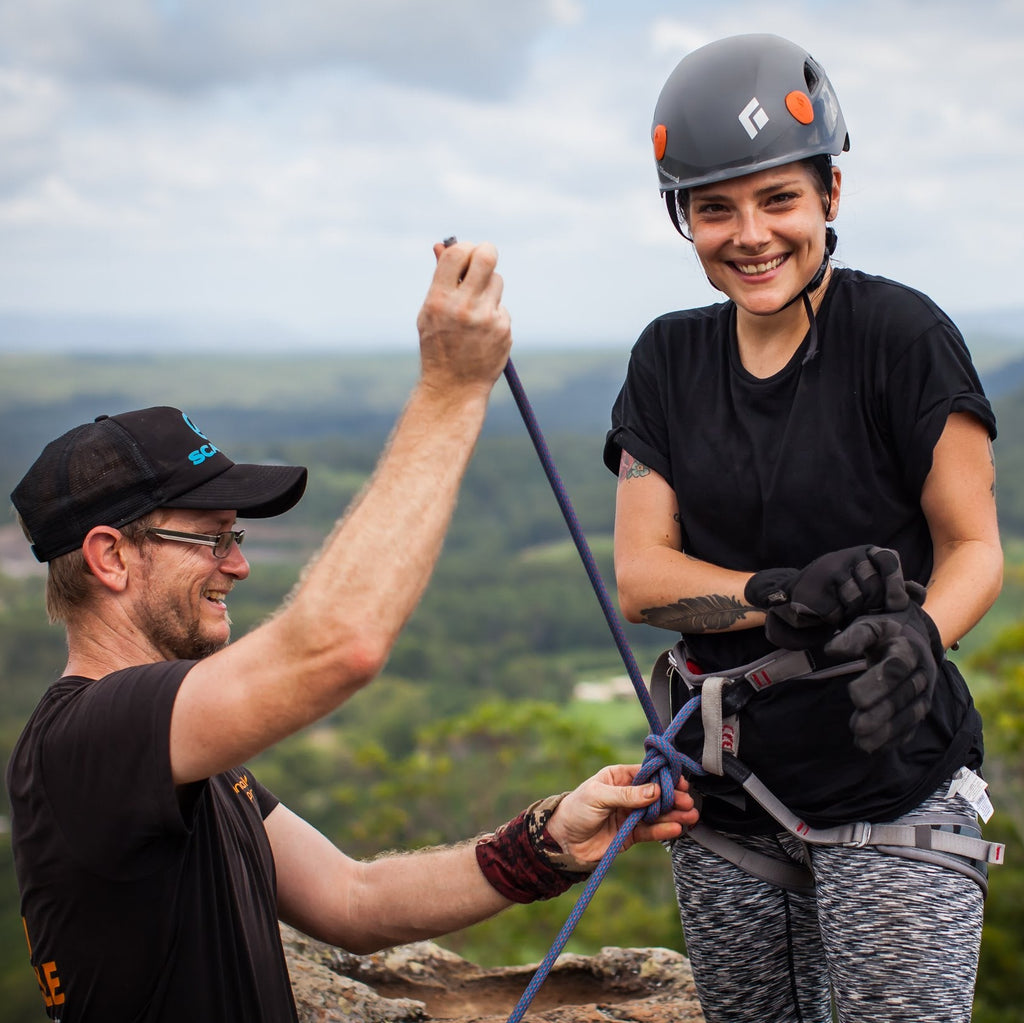 Abseiling Mount Ngungun (Glass House Mountains)