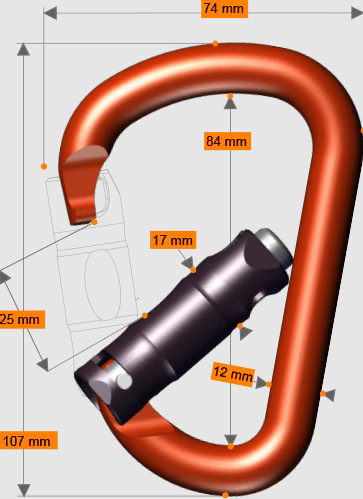 Rock Exotica Pirate Autolock Carabiner