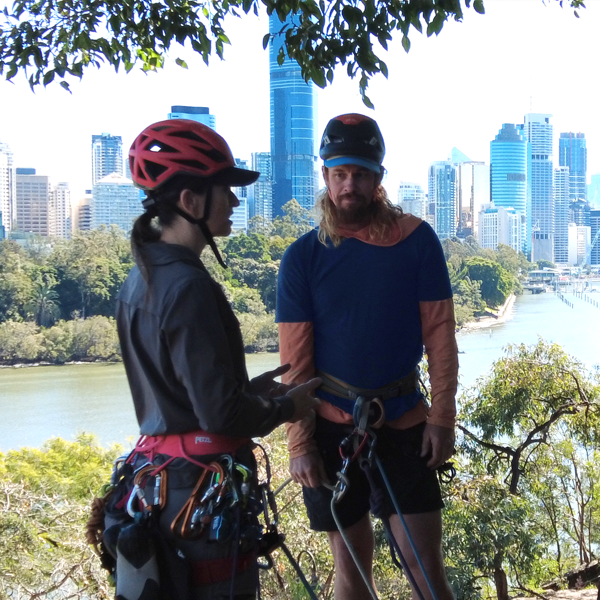 Lead Single Pitch Abseiling and Lead  Single Pitch Top Rope Climbing on Natural Surface